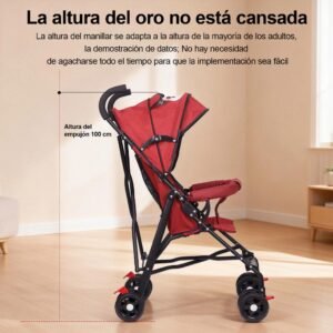 Carrinho de Bebê Passeio Dobrável Compacto - Estilo Guarda-Chuva Portátil