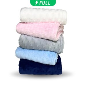 Cobertor de Bebê Microfibra Soft Hipoalergênico 80x100cm Poá