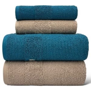 Jogo de Toalhas Banhão Gigante 100% Algodão LMPeter 4 Peças