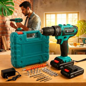 Parafusadeira e Furadeira de Impacto 21V Ecosen Kit Bivolt