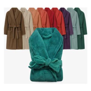 Roupão de Microfibra Adulto Unissex Extra Macio Camesa com Bolsos